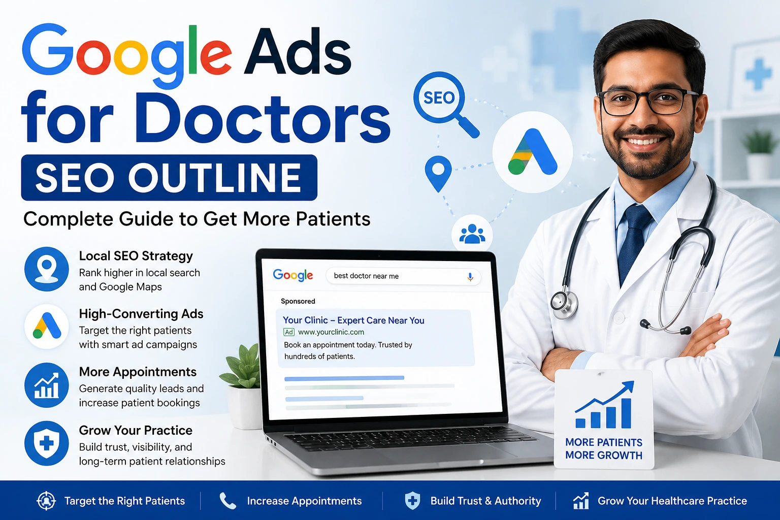 Google Ads for Doctors SEO Outline